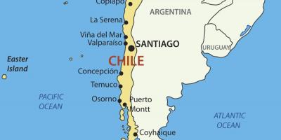Mapa Chile kraj