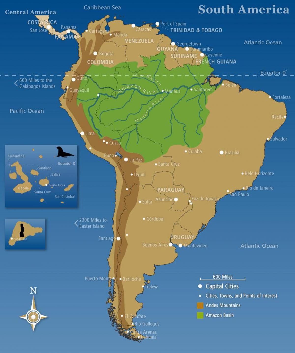 Mapa Chile Andy