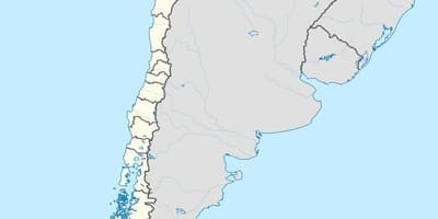 Mapa antofagasta, Chile