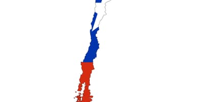 Flaga chile mapie 
