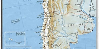 Chile kolejowej mapie