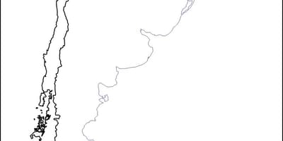 Pusta mapa Chile