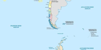 Mapa Chile wyspy