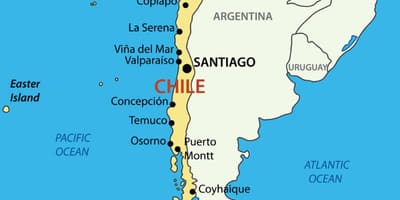 Mapa concepción, Chile
