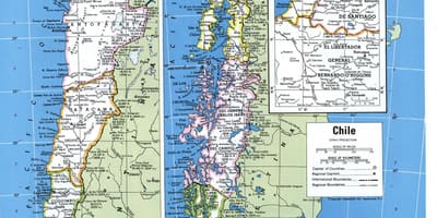 Mapa szczegółowa Chile